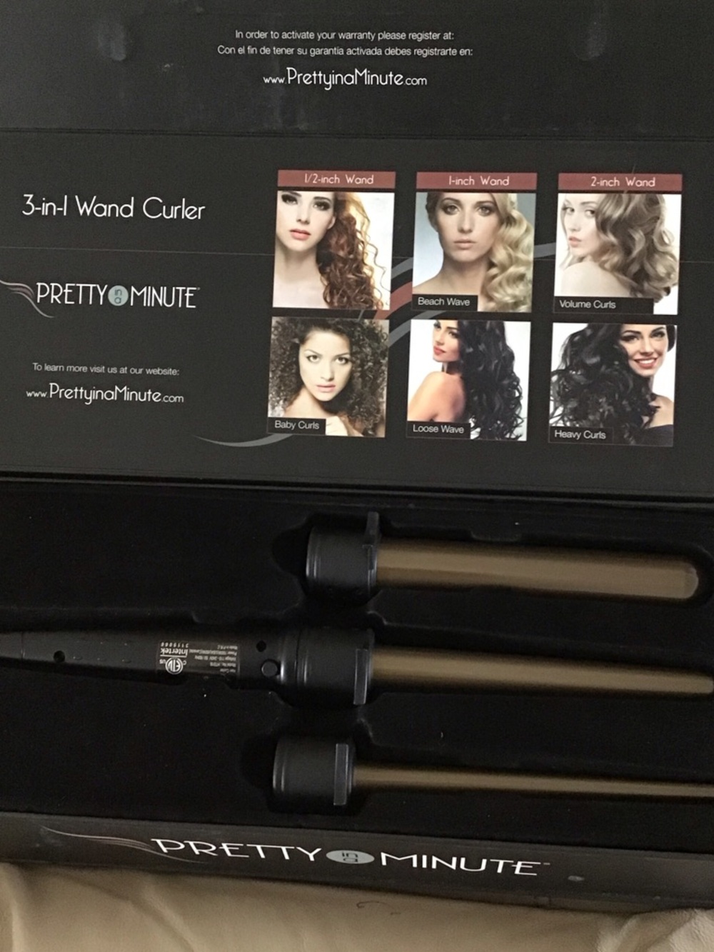 Pretty in a Minute wand Curler